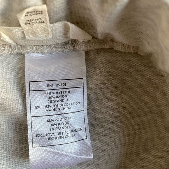 Jessica Simpson shorts little girls size 5 and size 6 oatmeal tan cream color - Picture 2 of 8